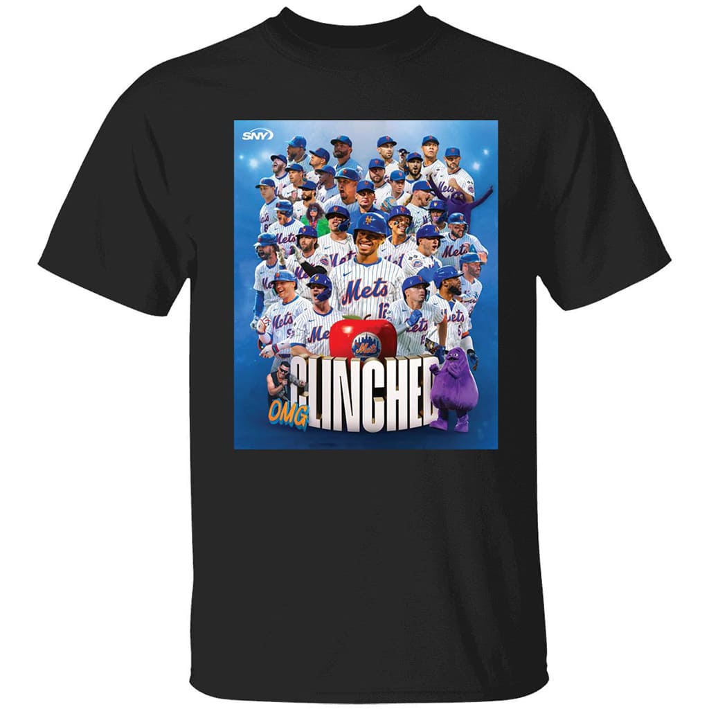 New York Mets Clinched 2024 Shirt