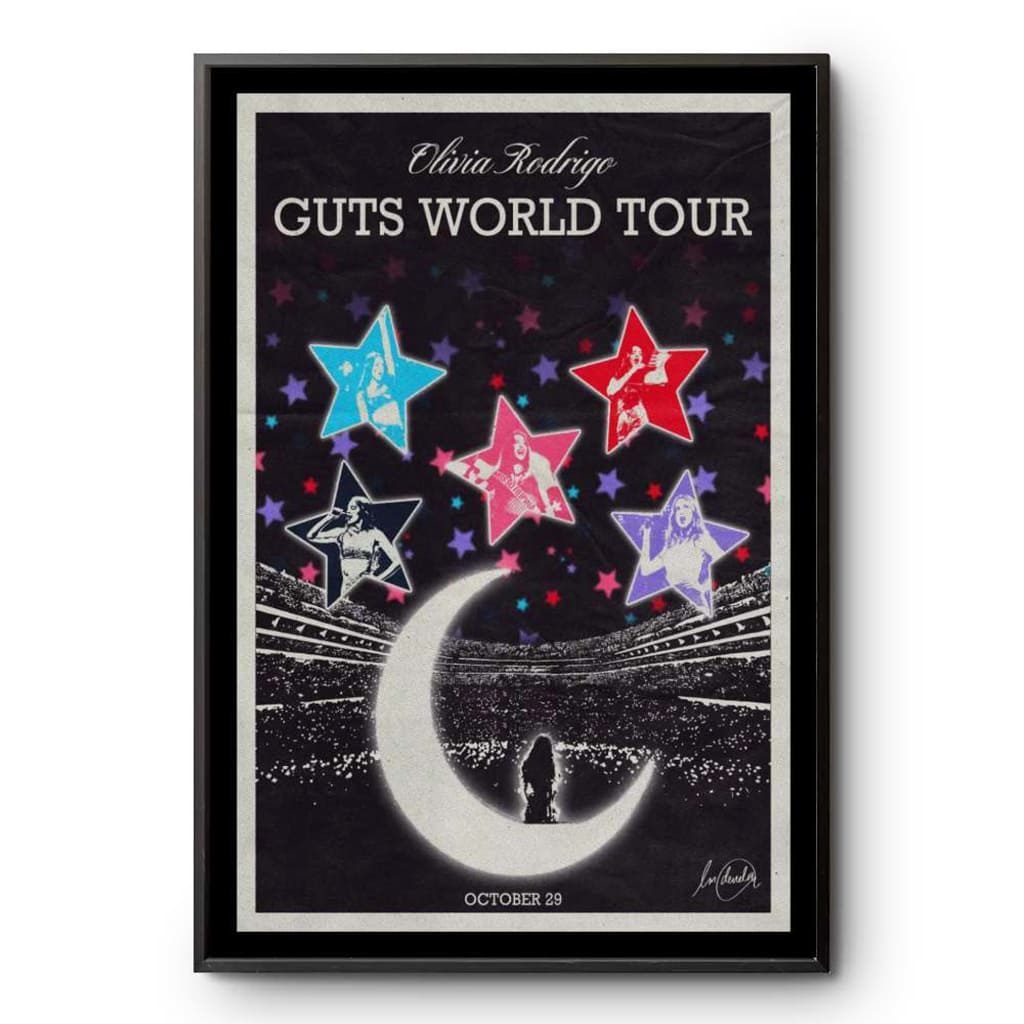 Olivia Rodrigo Guts World Tour Oct 29 2024 Poster