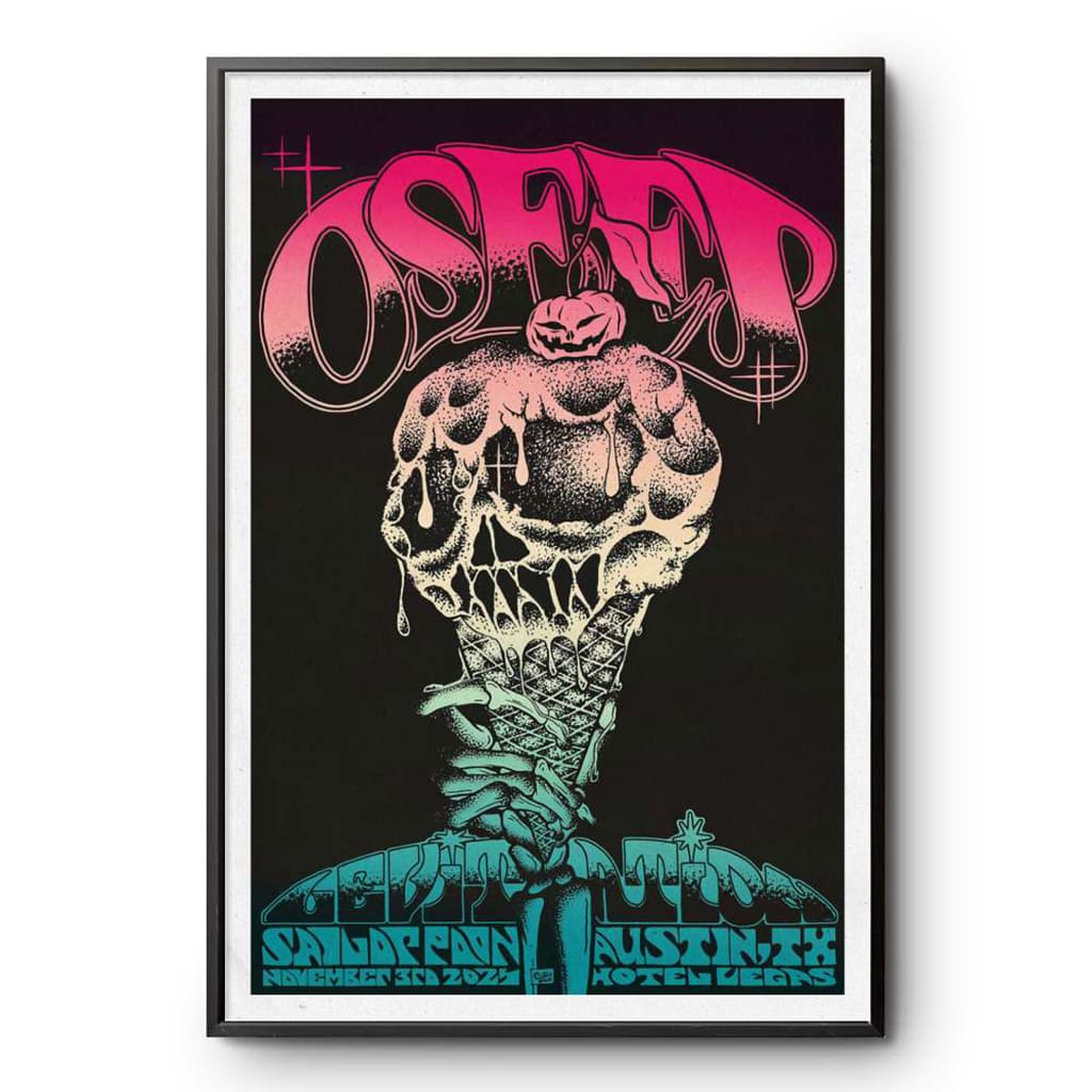 Osees Levitation Hotel Vegas Austin Tx Nov 3 2024 Poster