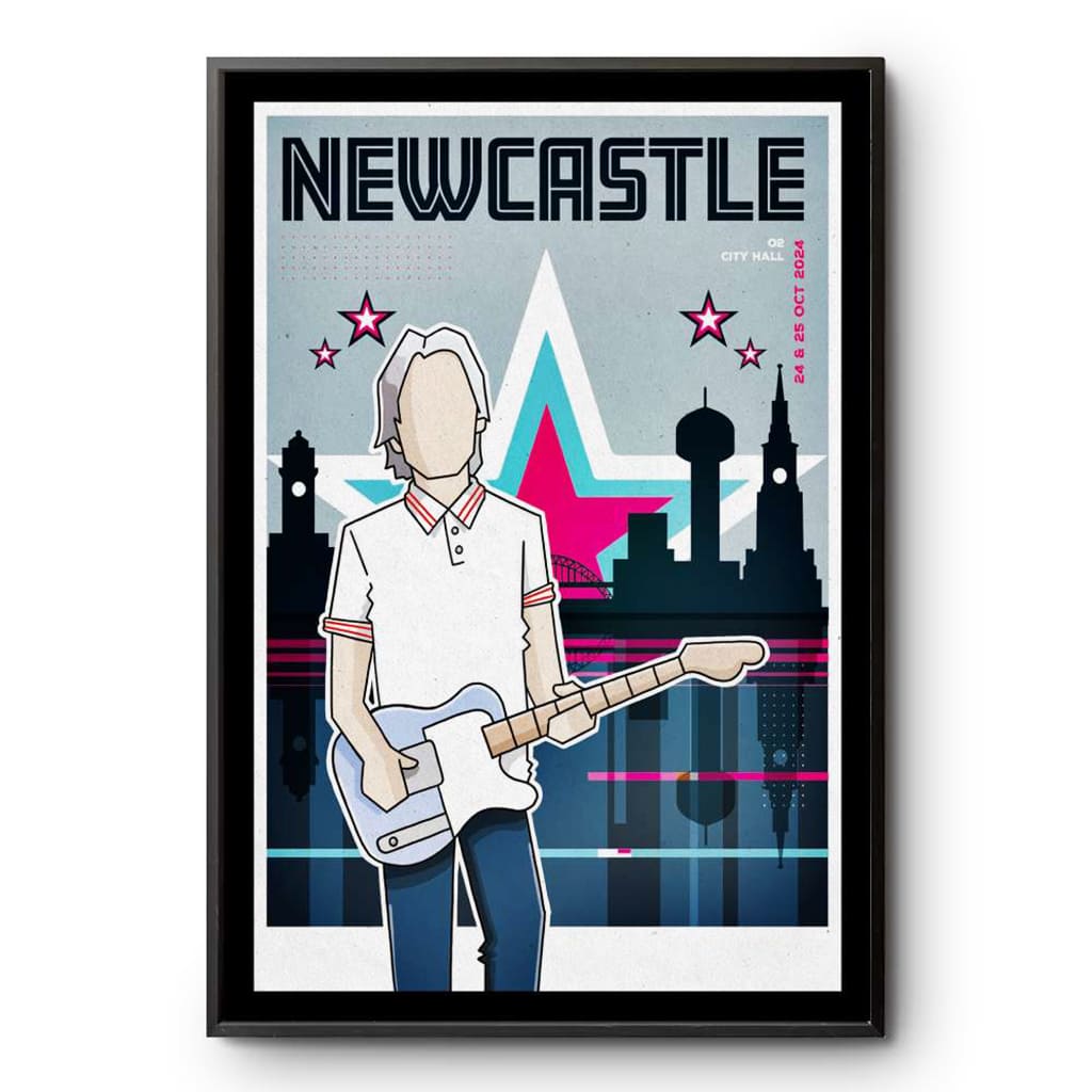 Paul Weller City Hall Newcastle October 24-25 2024 Newcastle Uk Poster