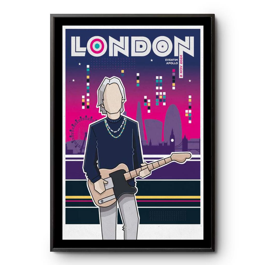 Paul Weller London Eventim Apollo Nov 8 2024 London Uk Tour Poster