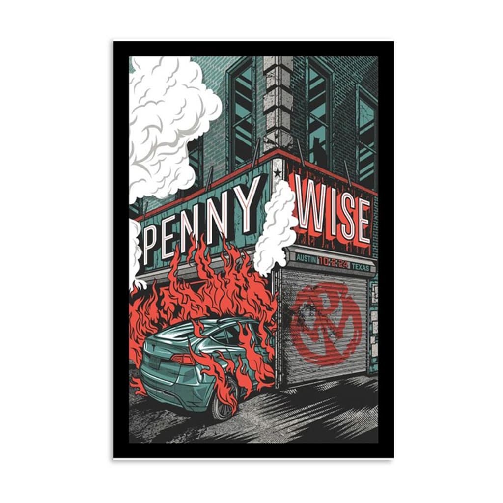 Pennywise Mohawk Austin Austin Show Oct 02 2024 Poster