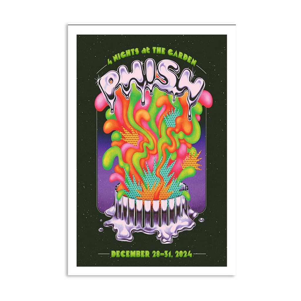 Phish Announces Four-show New Year's Eve Run Madison Square Garden Tour 2024 Poster