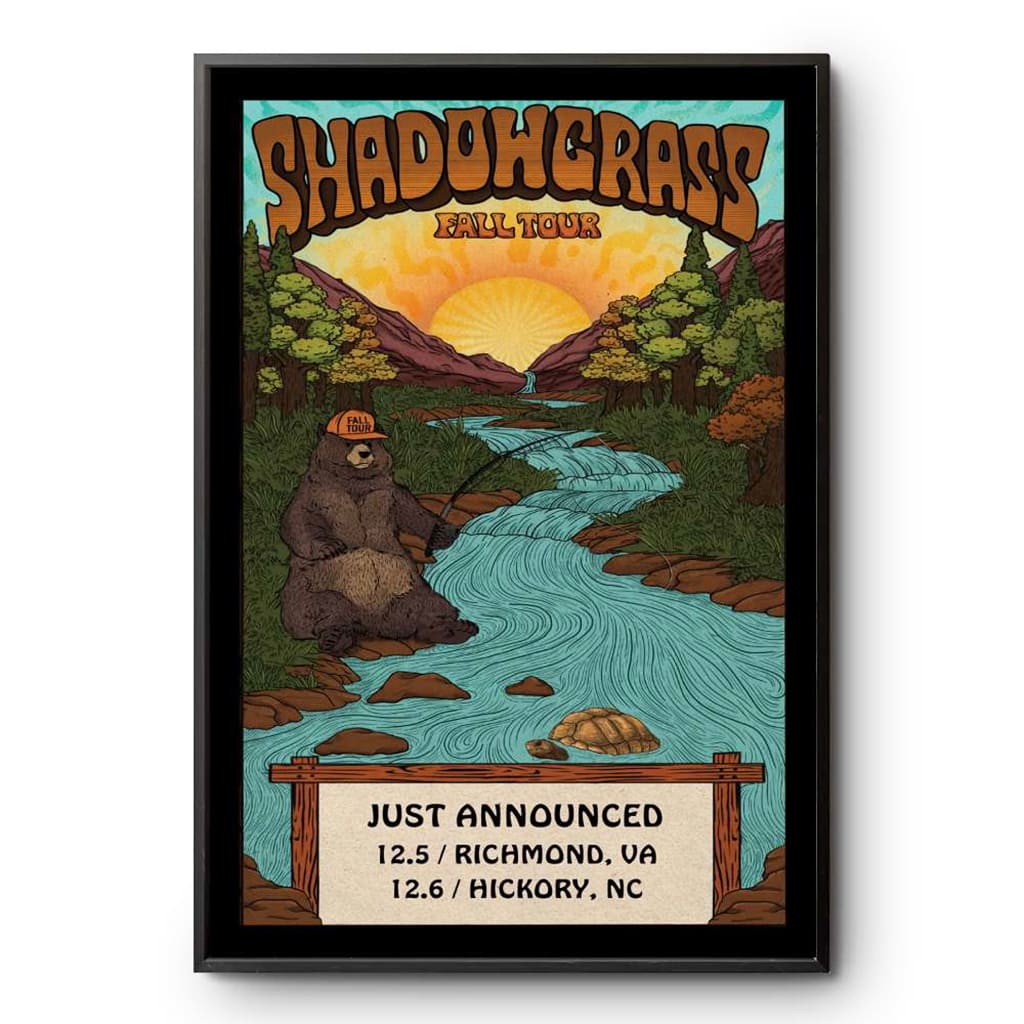 Poster Shadowgrass Richmond Va & Hickory Nc Dec 5-6 2024 Poster