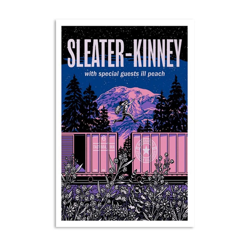 Sleater-kinney Spanish Ballroom Elks Temple Tacoma Event Oct 06 2024 Poster