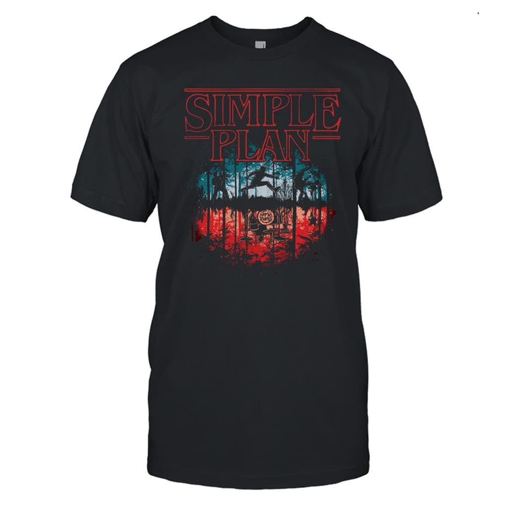 Stranger Things Halloween 2024 Simple Plan Shirt