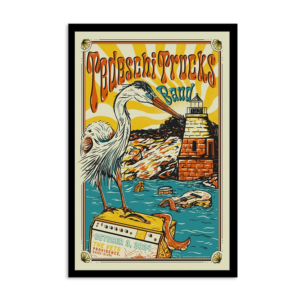 Tedeschi Trucks Band Veterans Memorial Auditorium Providence Event Oct 03 2024 Poster