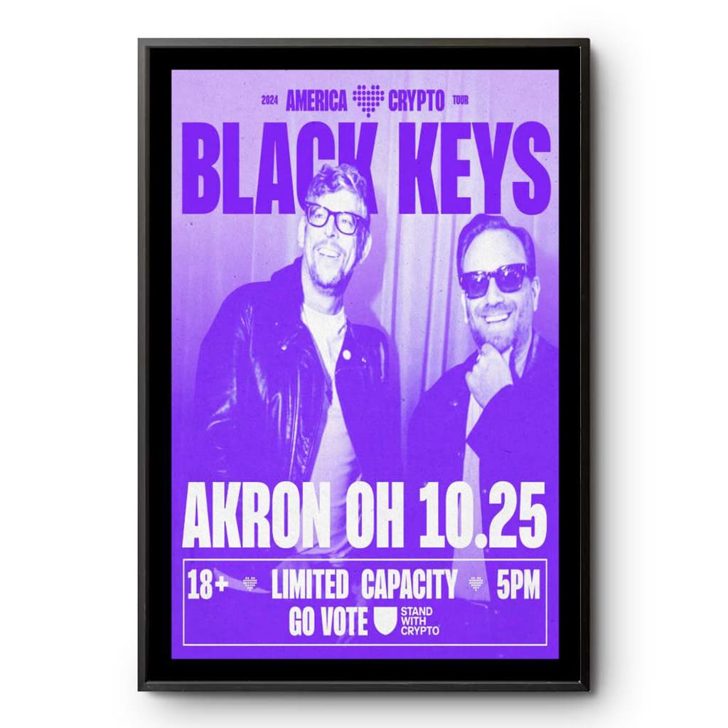 The Black Keys Akron Civic Theatre Akron Oh October 25 2024 Poster