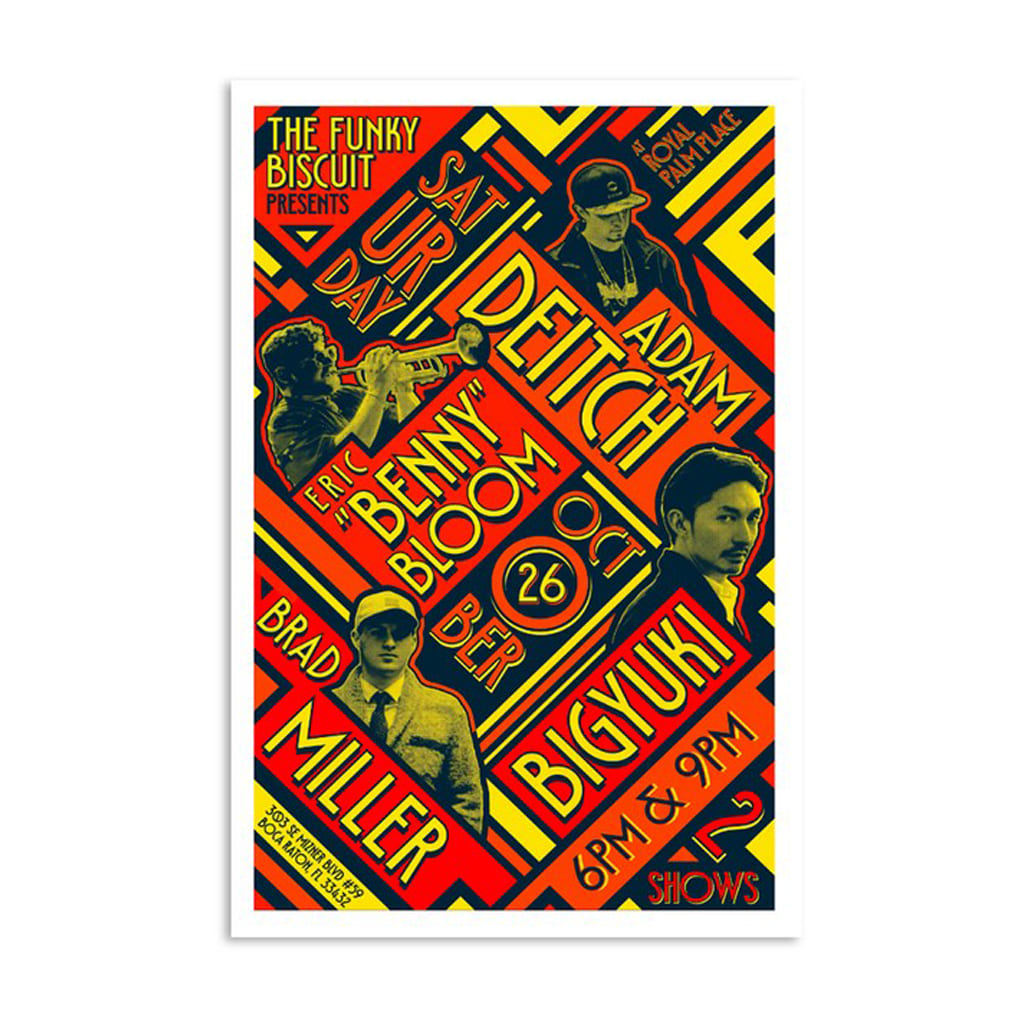 The Funky Biscuit Boca Raton Event Oct 26 2024 Poster