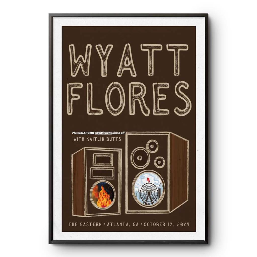 Wyatt Flores At The Eastern Atlanta Ga October 17 2024 Poster