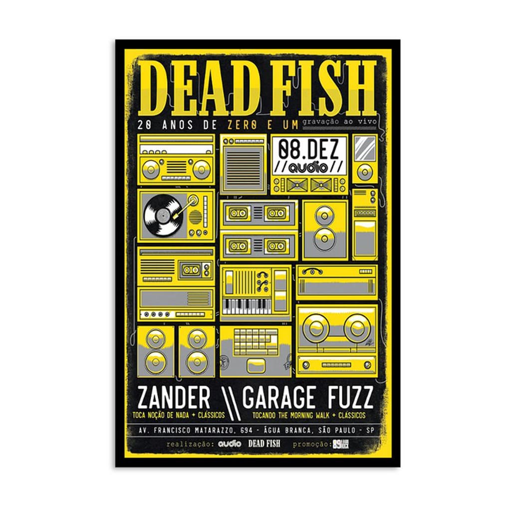 Dead Fish Audio Club In São Paulo Brazil Dec 8 2024 Poster