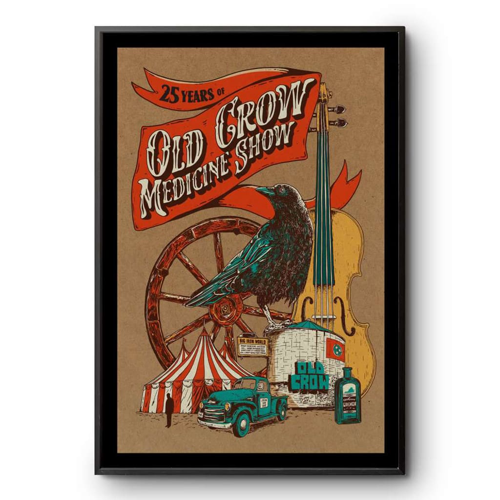 25 Years Of Old Crow Medicine 2024 Poster