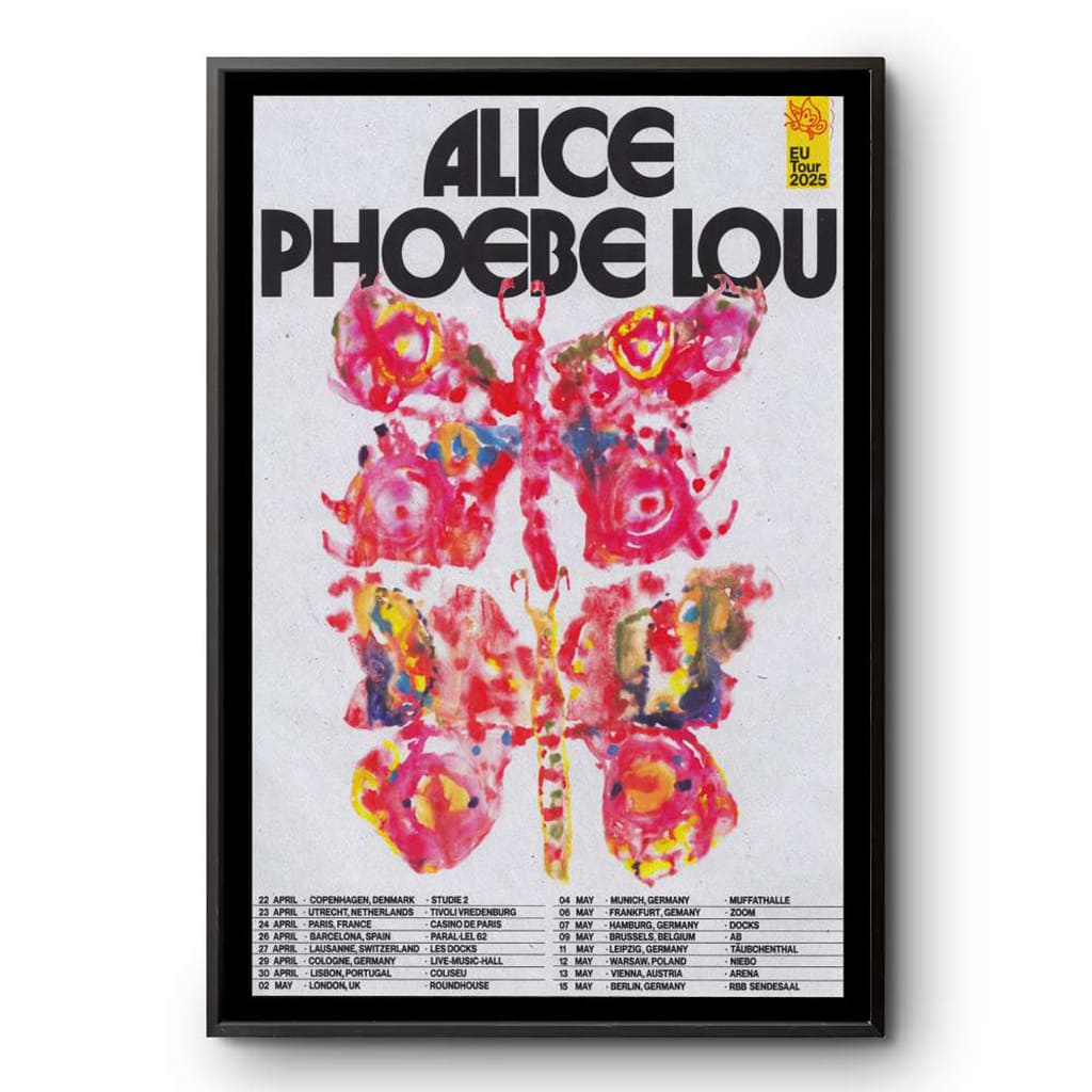 Alice Phoebe Lou European Tour 2025 Poster