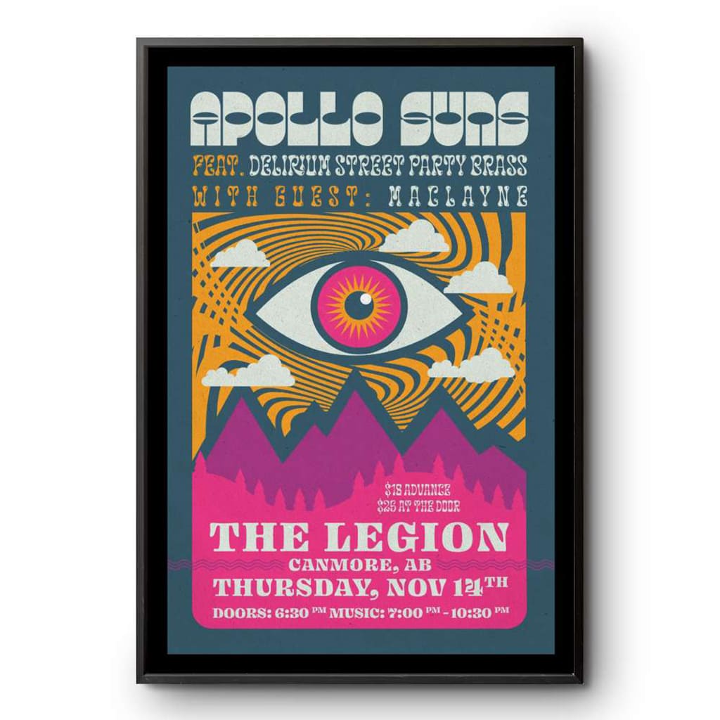 Apollo Suns Royal Canadian Legion Branch 3 Three Sisters Canmore Ab Nov 14 2024 Poster