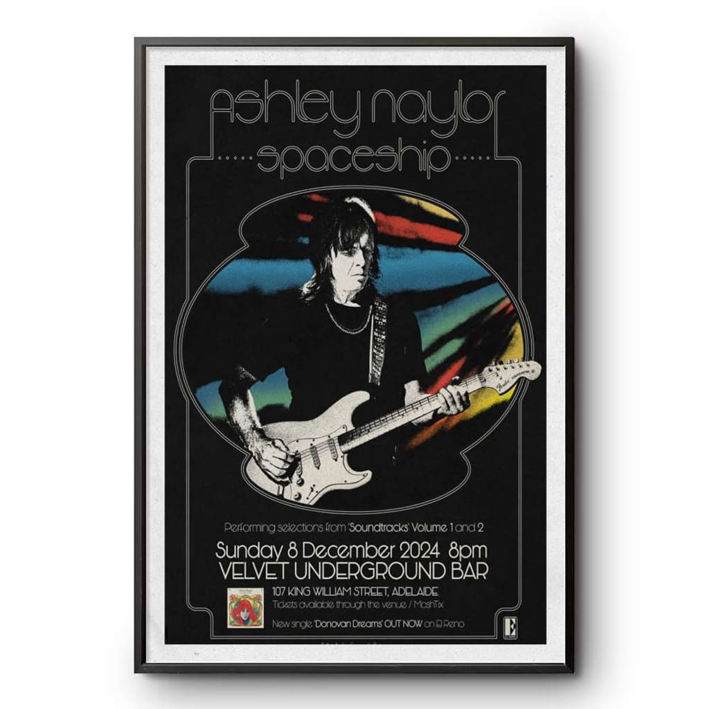 Ashey Naylor Spaceship Velvet Underground Bar Adelaide Sa December 8 2024 Poster