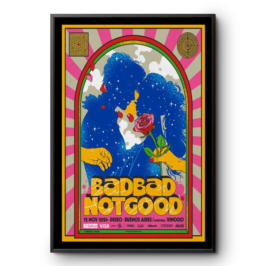 Badbadnotgood Deseo Buenos Aires Argentina November 12 2024 Poster