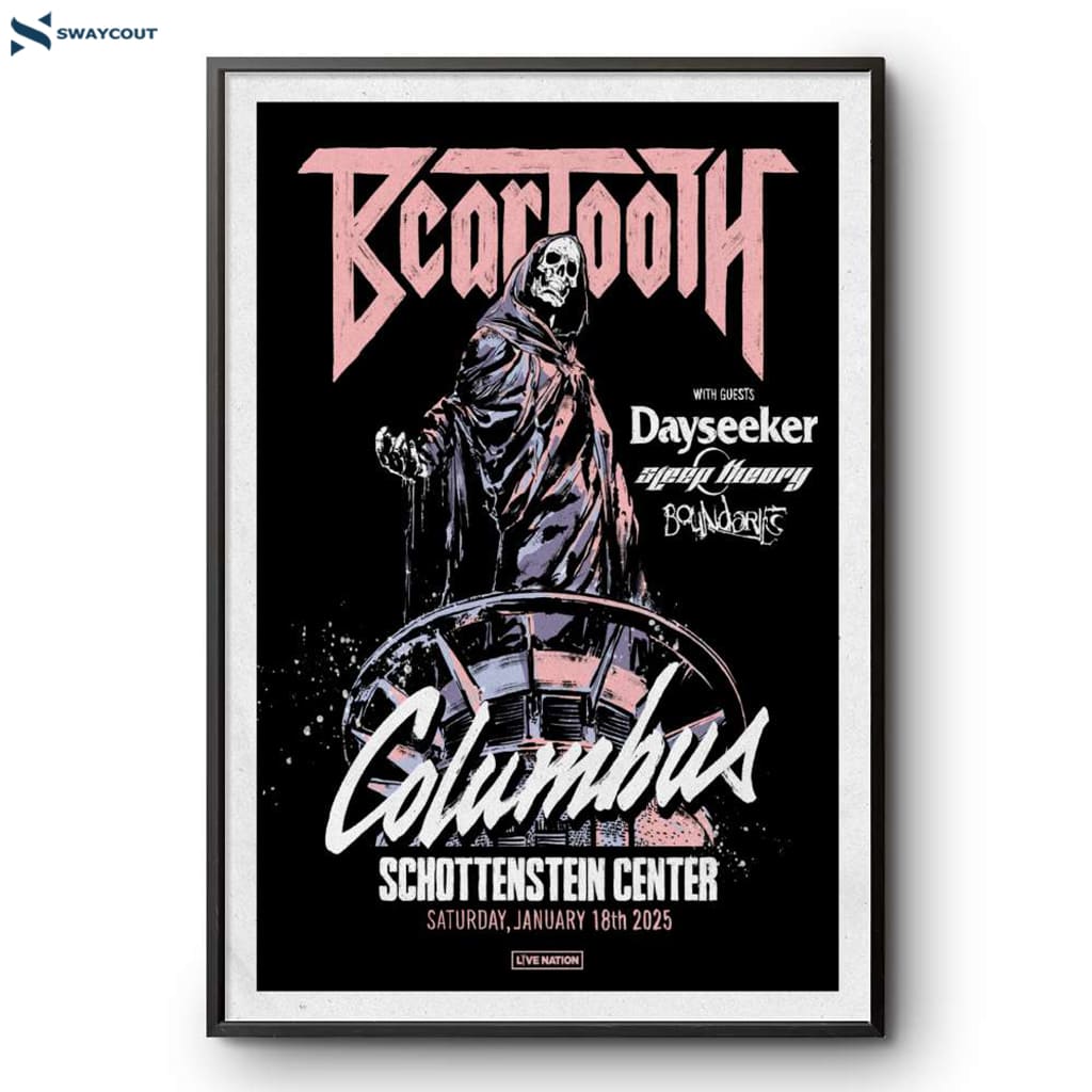 Beartooth Schottenstein Center Columbus Oh January 18 2025 Poster