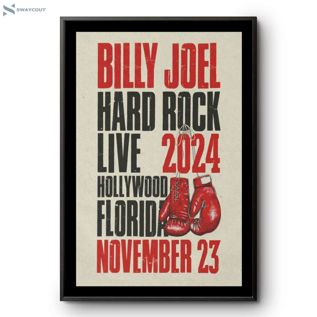 Billy Joel Hollywood Fl Event Nov 23 2024 Poster