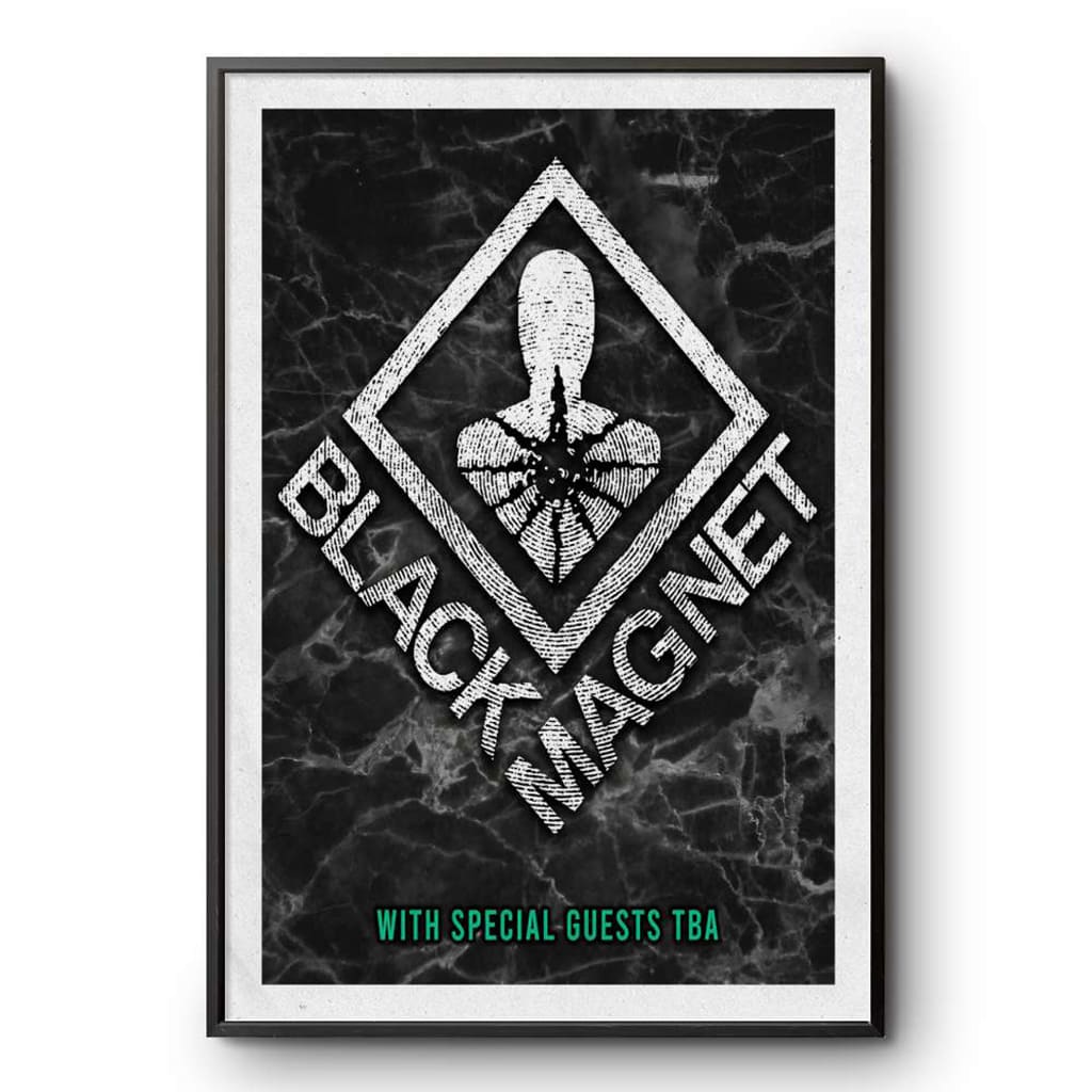 Black Magnet Siroco Madrid Tour Nov 14 2024 Poster