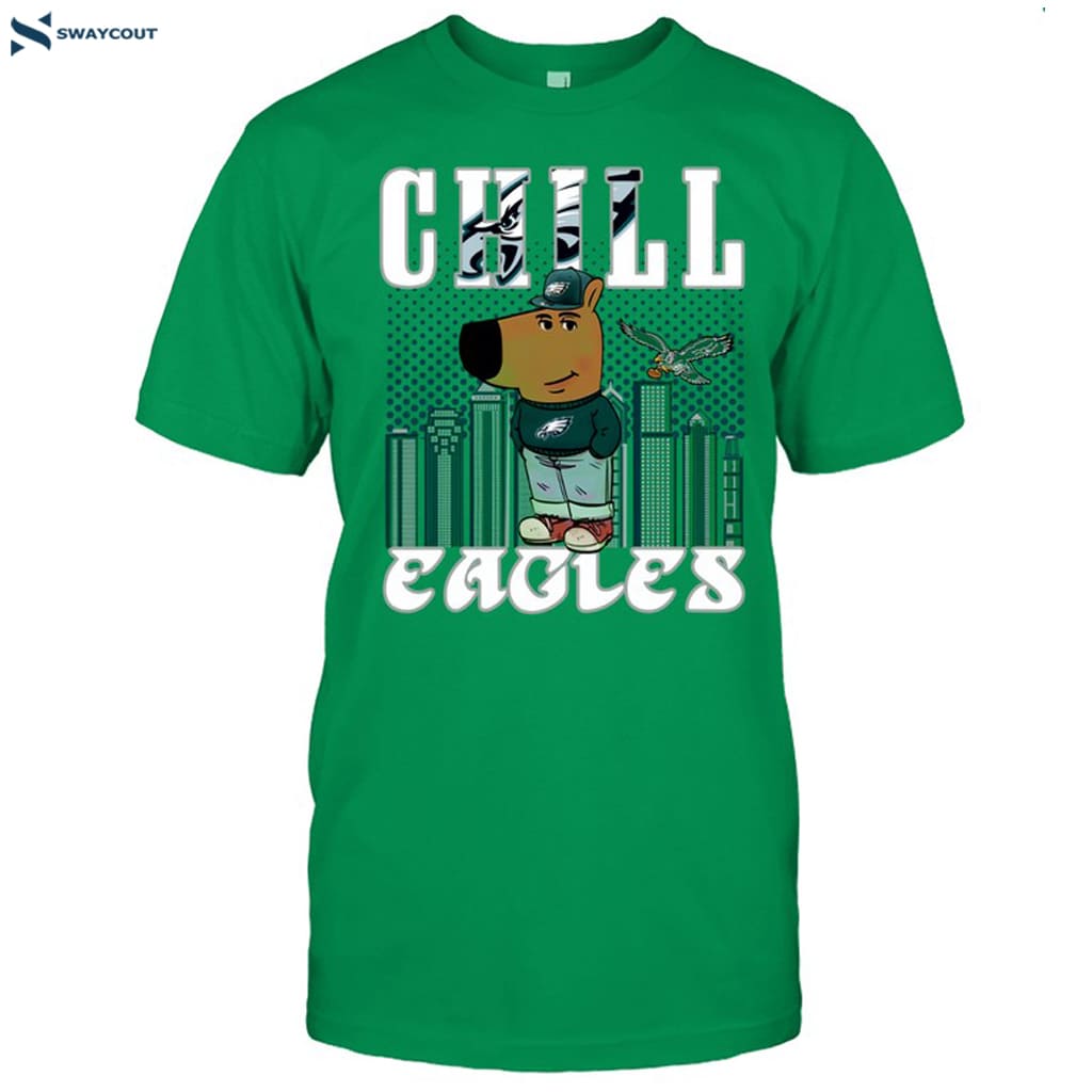 Chill Guy Chill Eagles Shirt