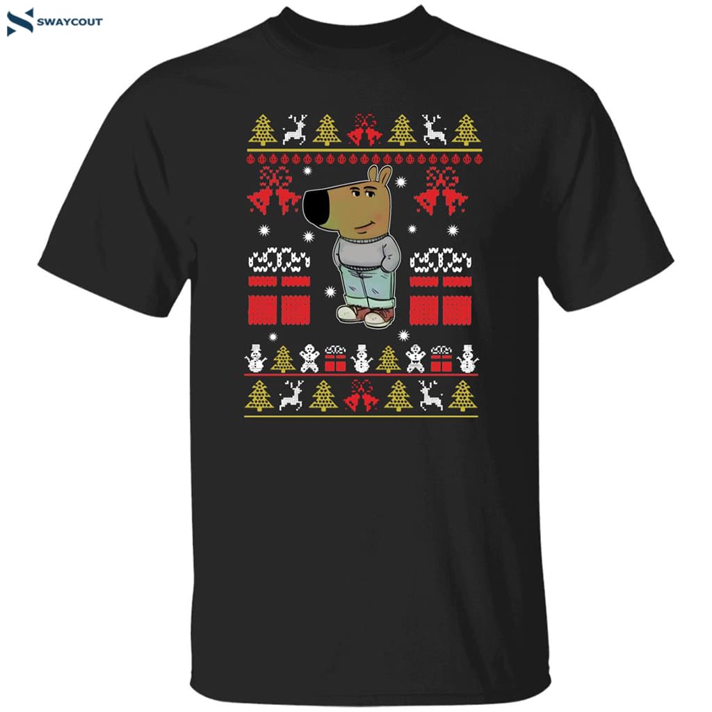 Chill Guy Meme Funny Christmas Sweatshirt