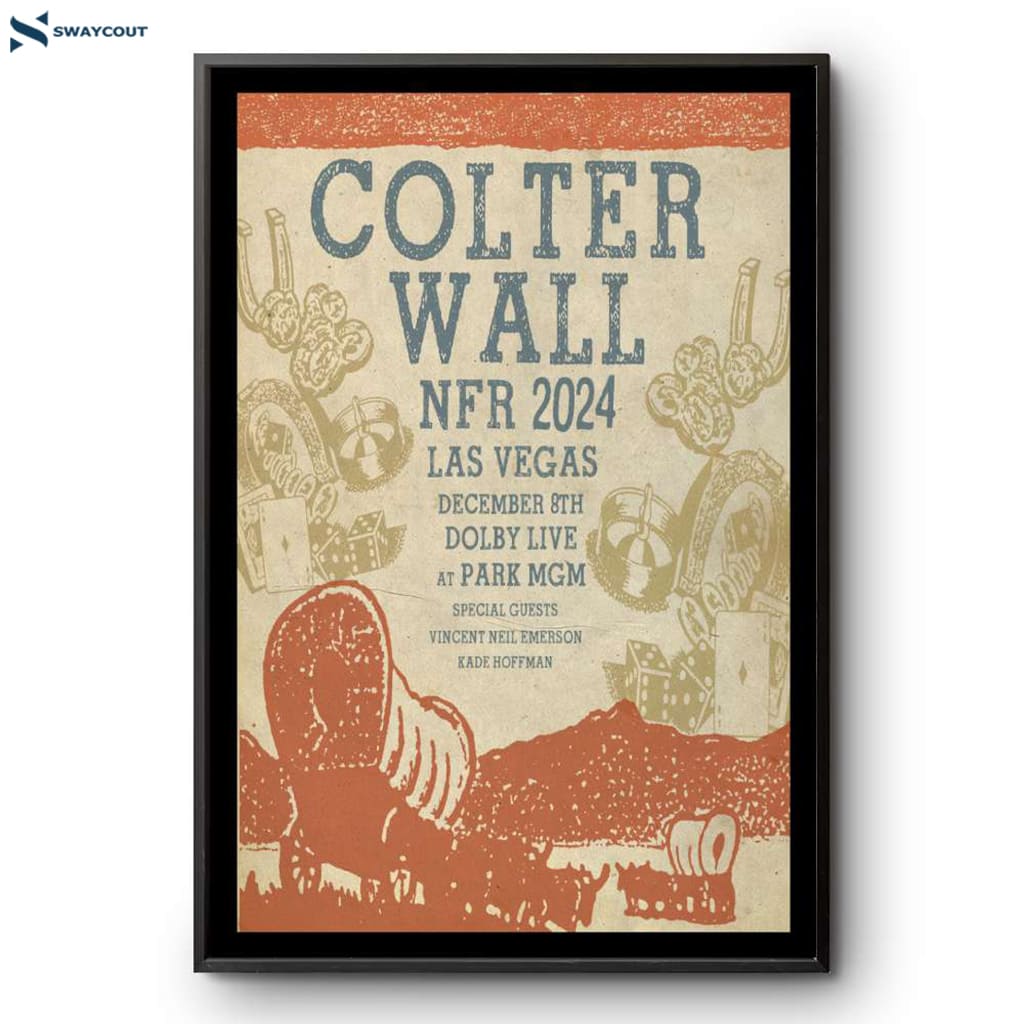 Colter Wall The Dolby Live Las Vegas Nv December 8 2024 Poster