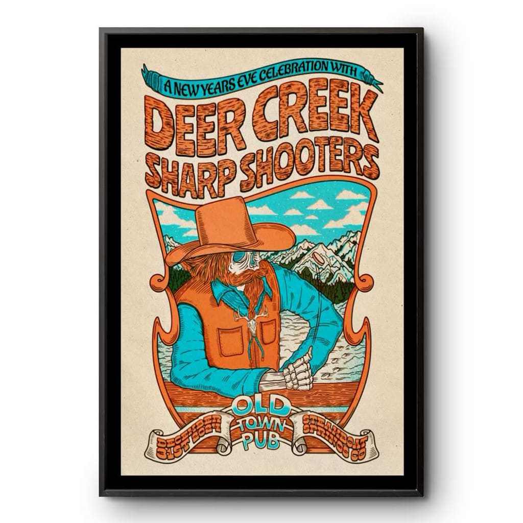 Deer Creek Sharp Shooters Nye Show Steamboat Springs Co December 31 2024 Poster