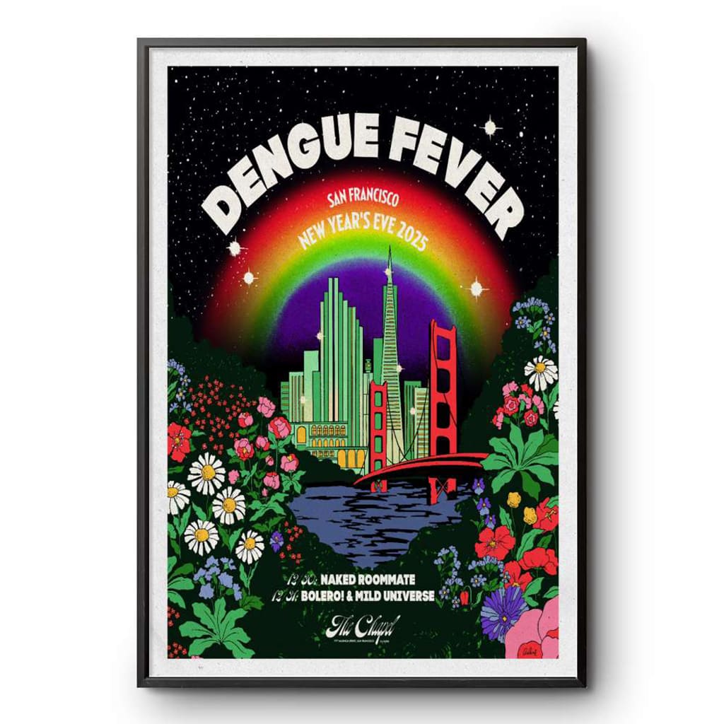 Dengue Fever Nye 2025 San Francisco Poster