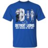 Detroit Lions 8 1 Best Record In The Nfc Shirt