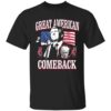 Donald Trump Great American 45 And 47 Comeback Shirt