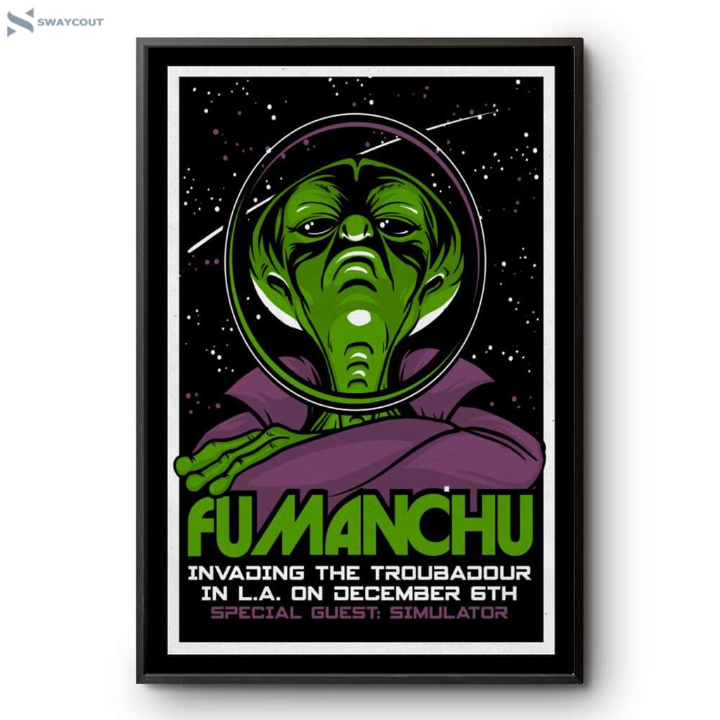 Fu Manchu Troubadour West Hollywood Ca Dec 6 2024 Poster