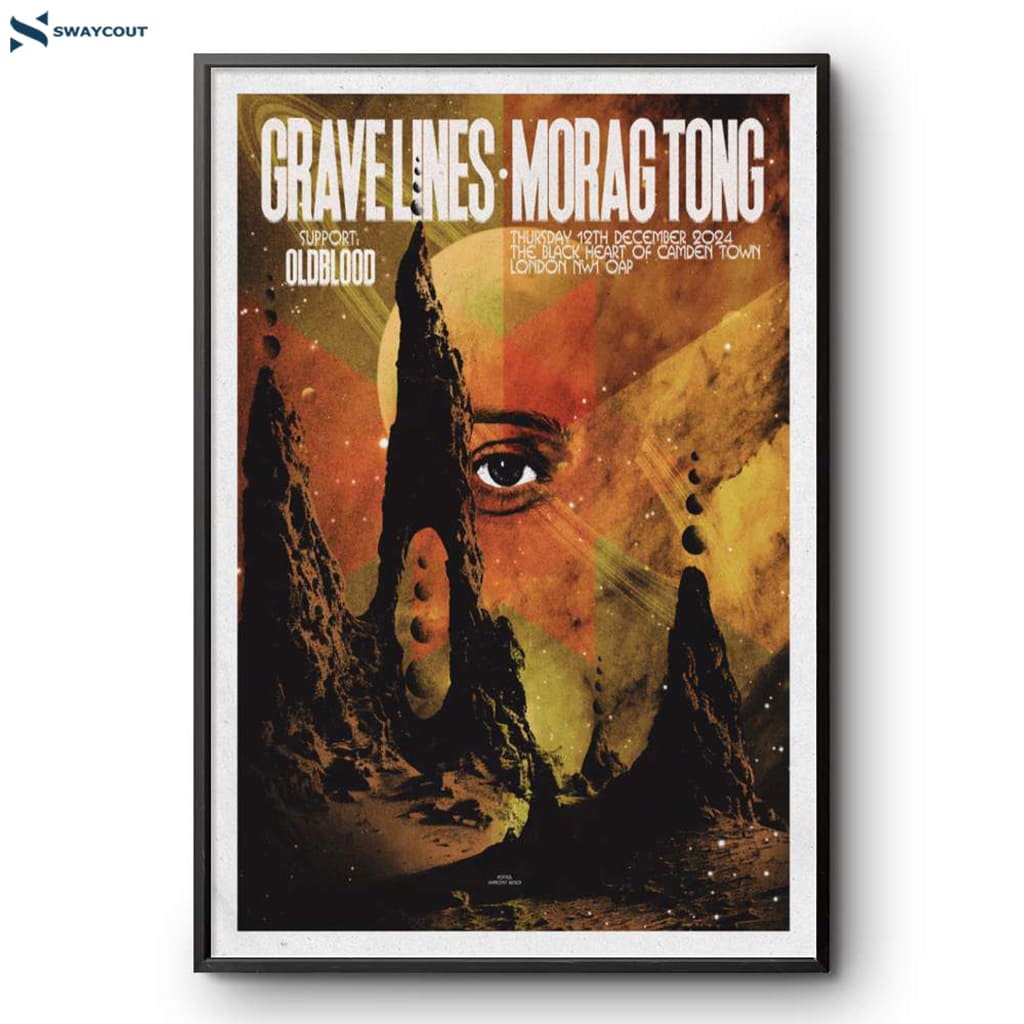 Grave Lines And Morag Tong The Black Heart London Uk December 12 2024 Poster