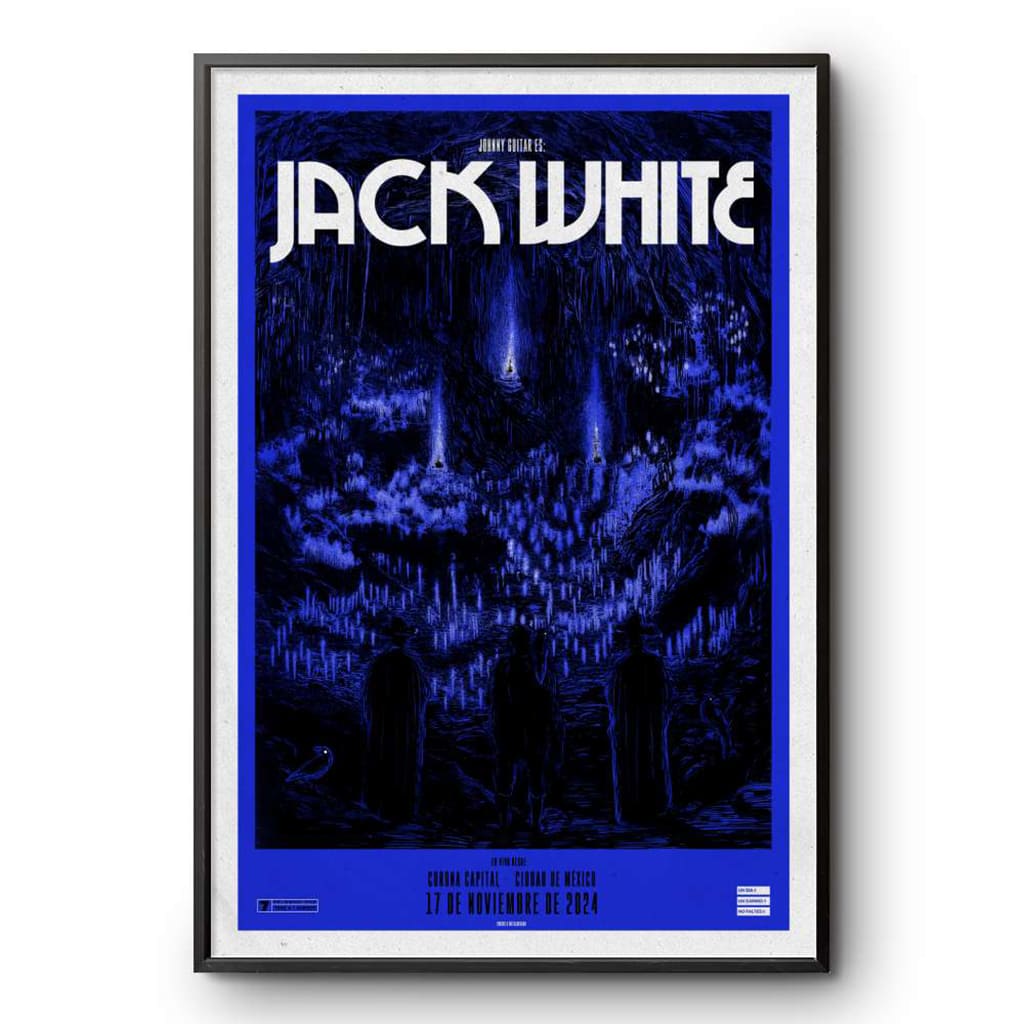 Jack White Corona Capital Mexico City Nov 16 2024 Poster