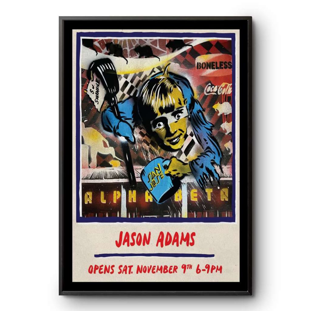 Jason Adams Heron Arts San Francisco Ca November 9 2024 Poster