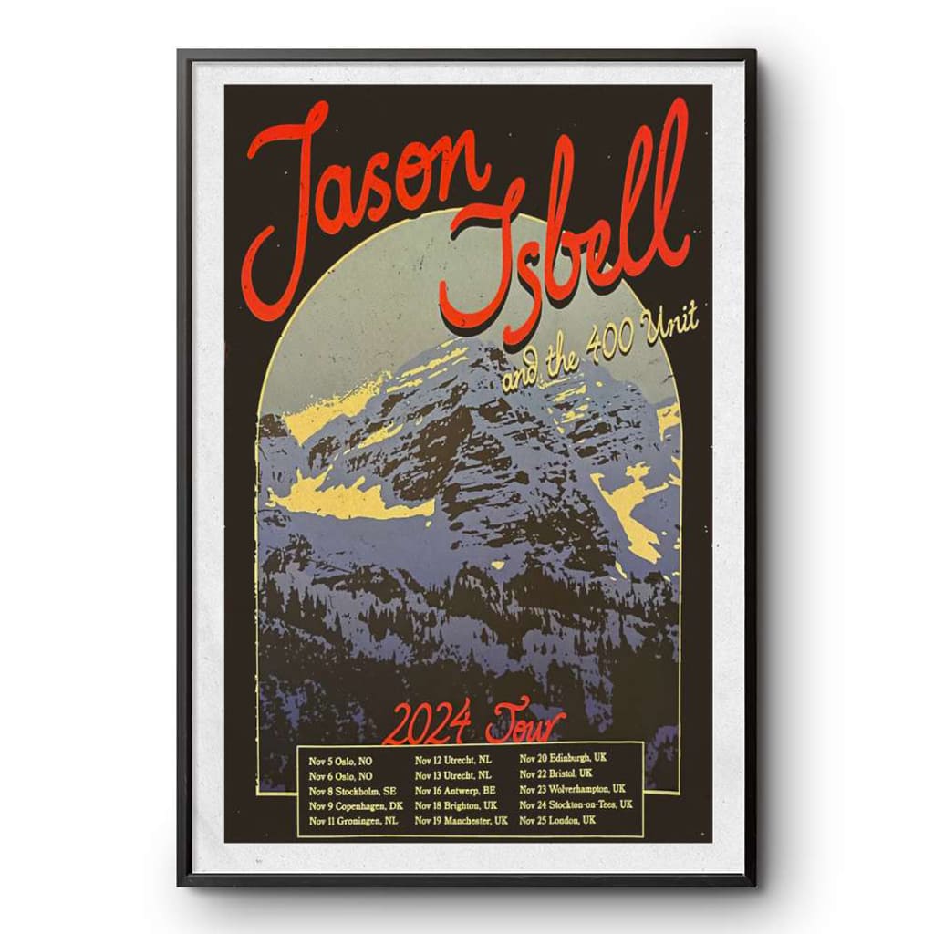 Jason Isbell And The 400 Unit Tour 2024 Poster