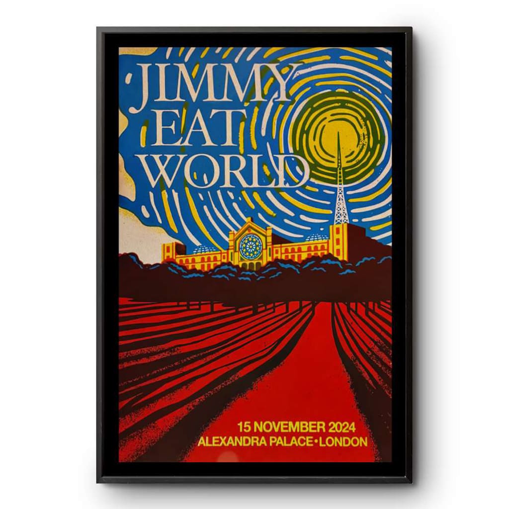 Jimmy Eat World Nov 15 2024 London Uk Poster