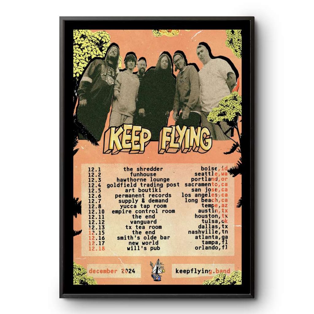 Keep Flying December 2024 Tour Poster