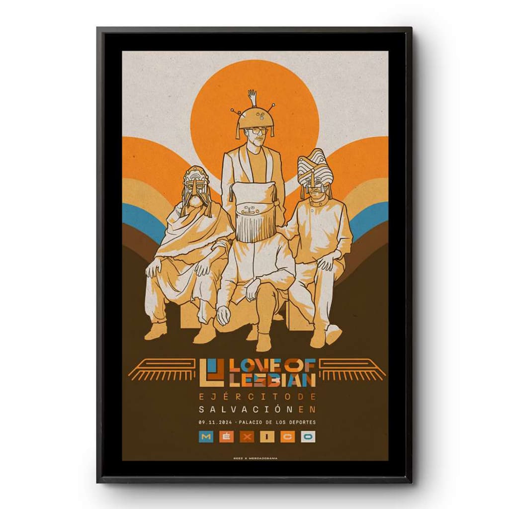 Love Of Lesbian & Reez Ruiz Palacio De Los Deportes Nov 9 2024 Poster