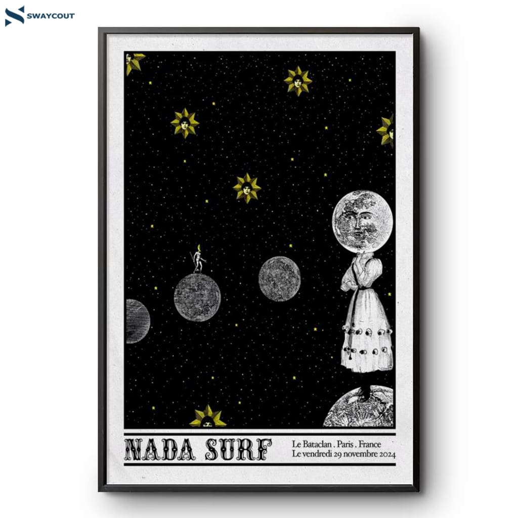 Nada Surf Le Bataclan Paris France Nov 29 2024 Poster