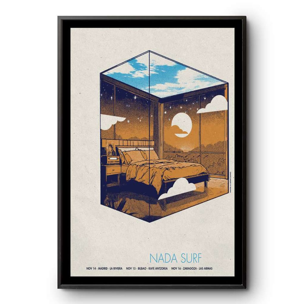 Nada Surf The Moon Mirror Eu Uk Spain Nov 14 15 & 16 2024 Poster