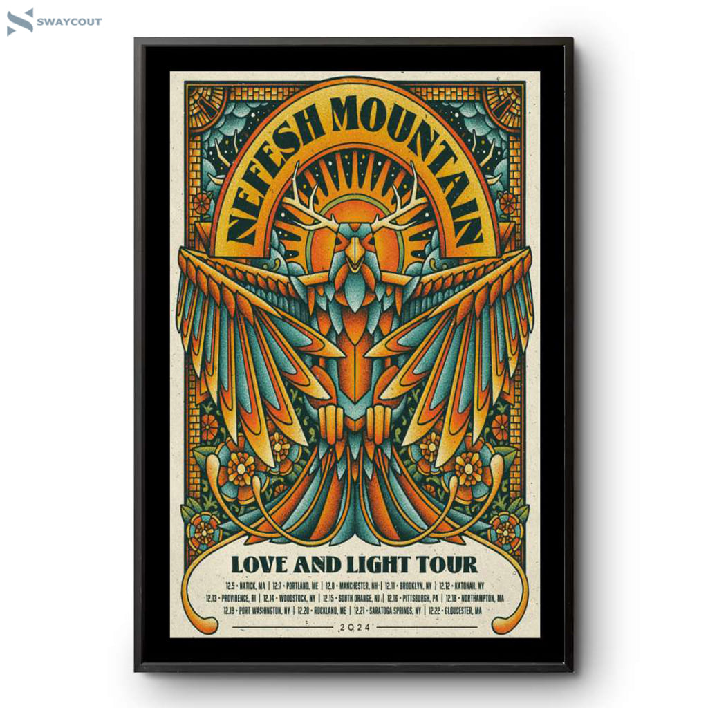 Nefesh Mountain Poster Love And Light Tour 2024-poster