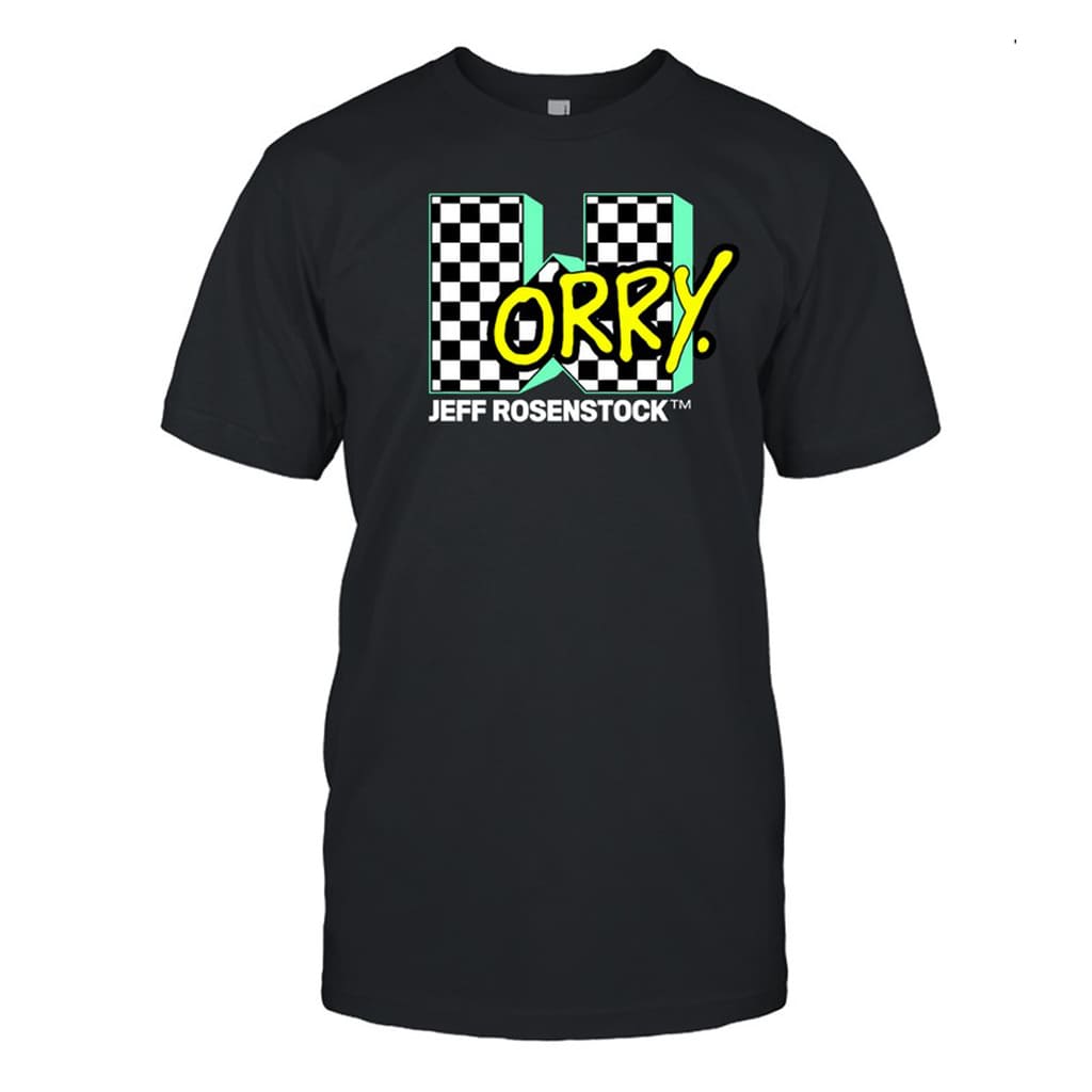 Poison City Records Jeff Rosenstock Worry Shirt