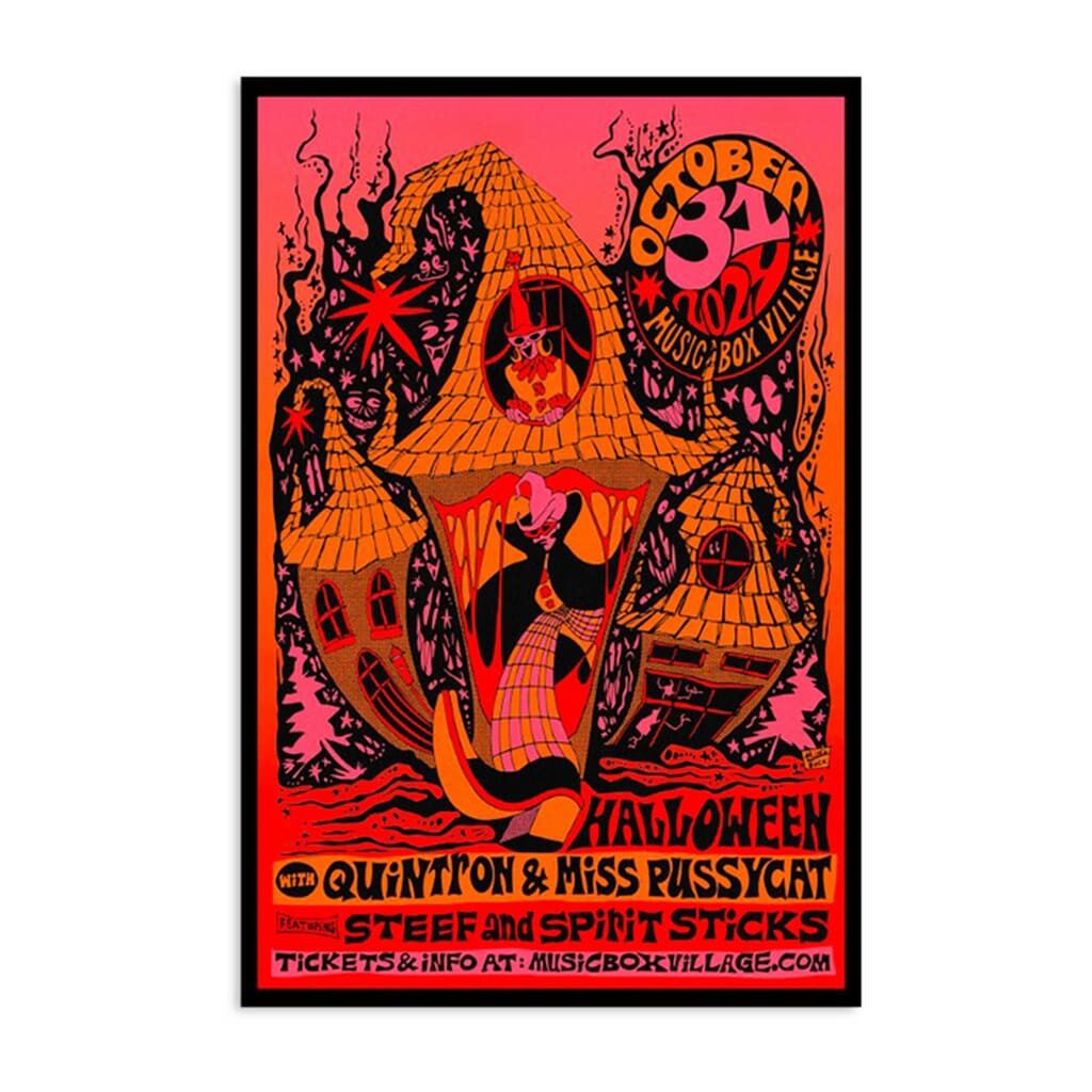 Quintron And Miss Pussycat Music Box Village New Orleans La Oct 31 2024 Poster