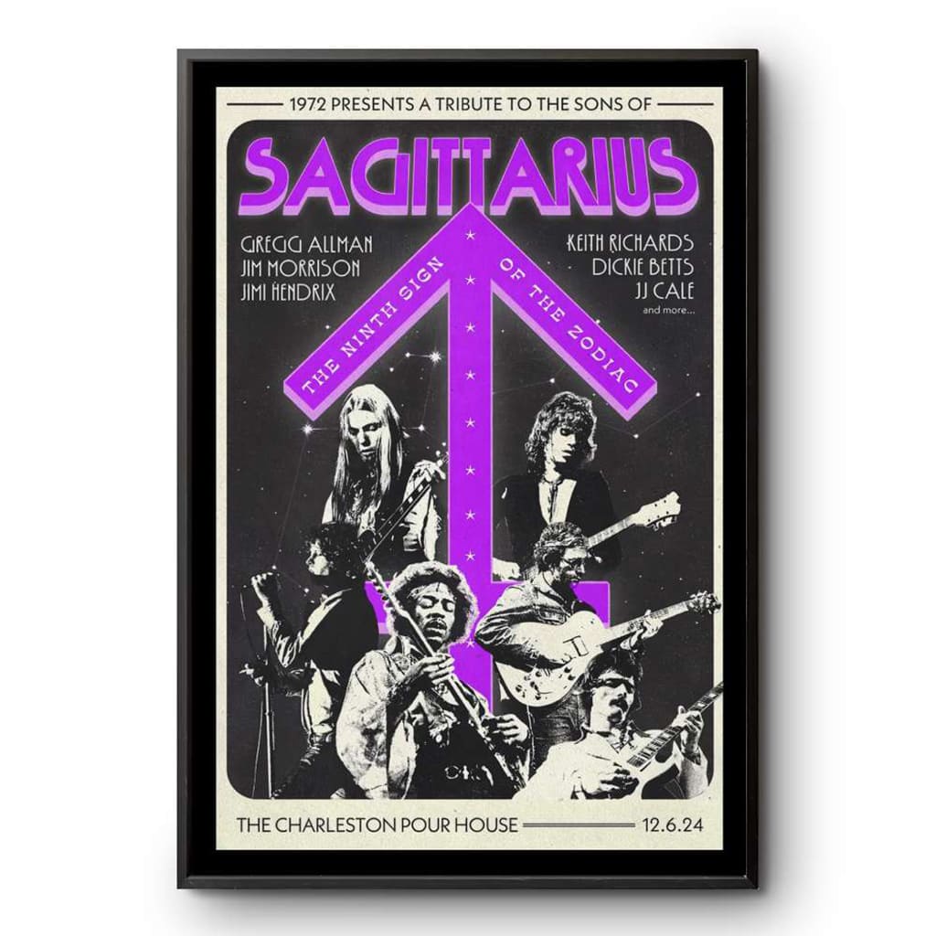 Sagittarius Charleston Pour House Charleston Sc December 6 2024 Poster