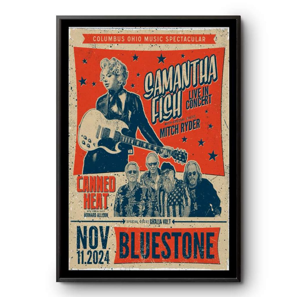 Samantha Fish The Bluestone Columbus Oh November 11 2024 Poster