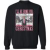 Santa Trump I’ll Be Home For Christmas Sweatshirt 2