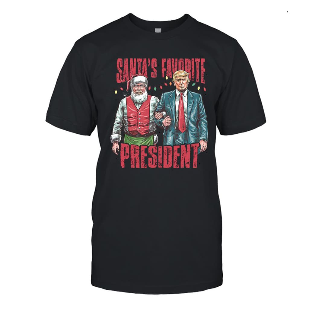 Santa's Favorite President Donald Trump Christmas 2024 Shirt