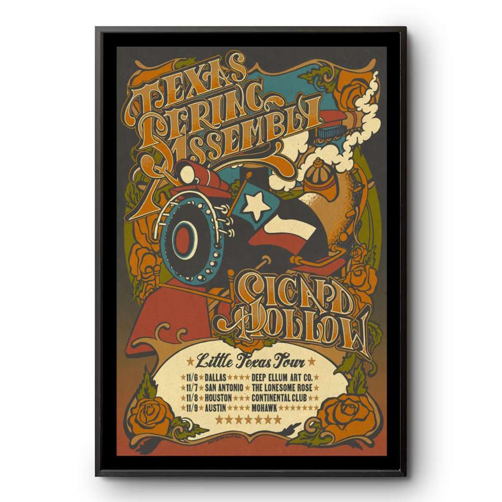 Sicard Hollow & Texas String Assembly Little Texas Tour 2024 Poster