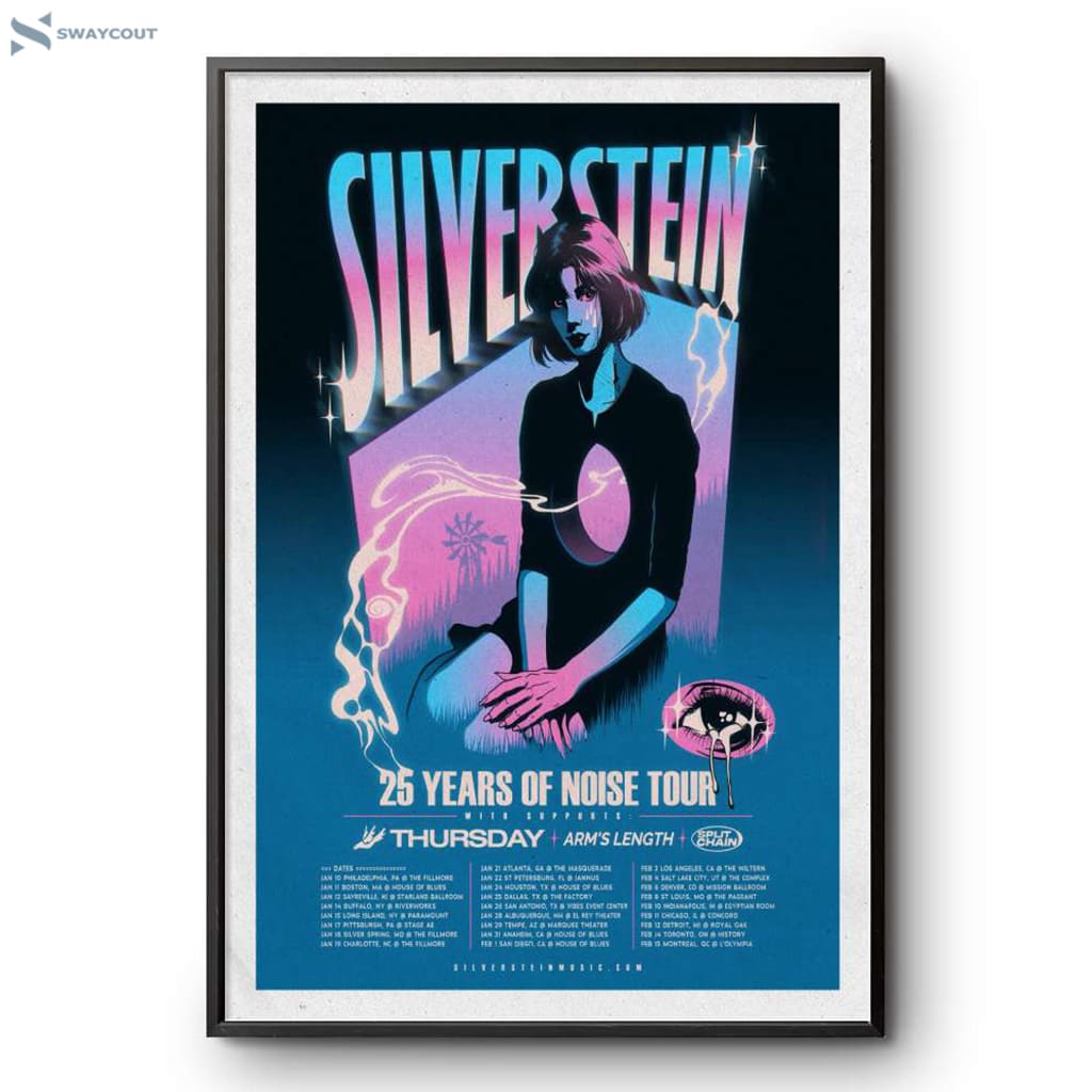 Silver Stein Tour 25 Years Of Noise 2024 Poster