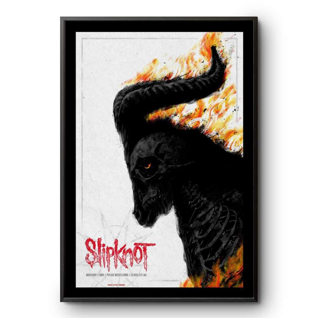 Slipknot Parque Bicentenario Mexico Event Nov 09 2024 Poster